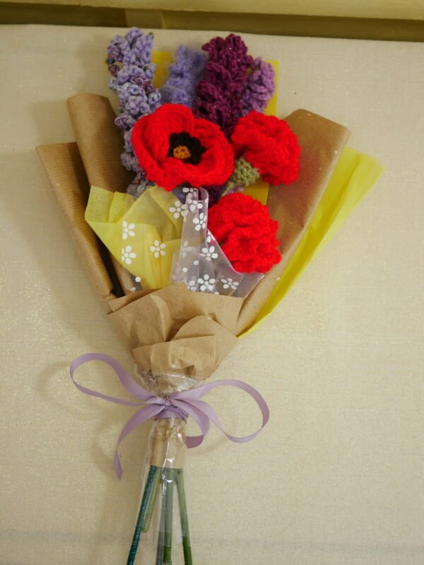 Bouquet du Sud, Coquelicots, lavandes, oeillets