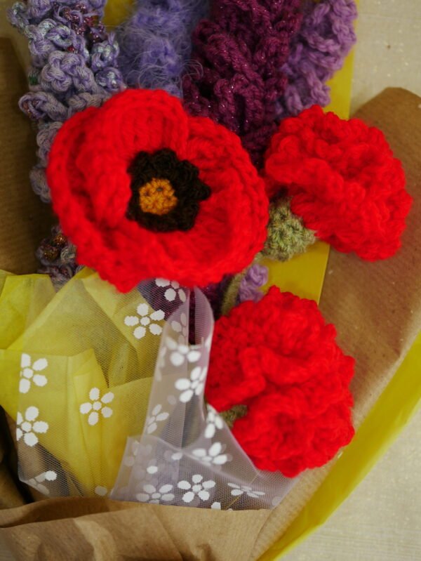 Bouquet du Sud, Coquelicots, lavandes, oeillets