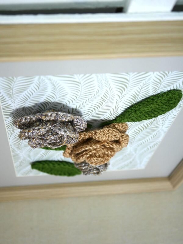 il_fullxfull.7082020629_jfrc Tableau floral en relief – décoration murale artisanale unique