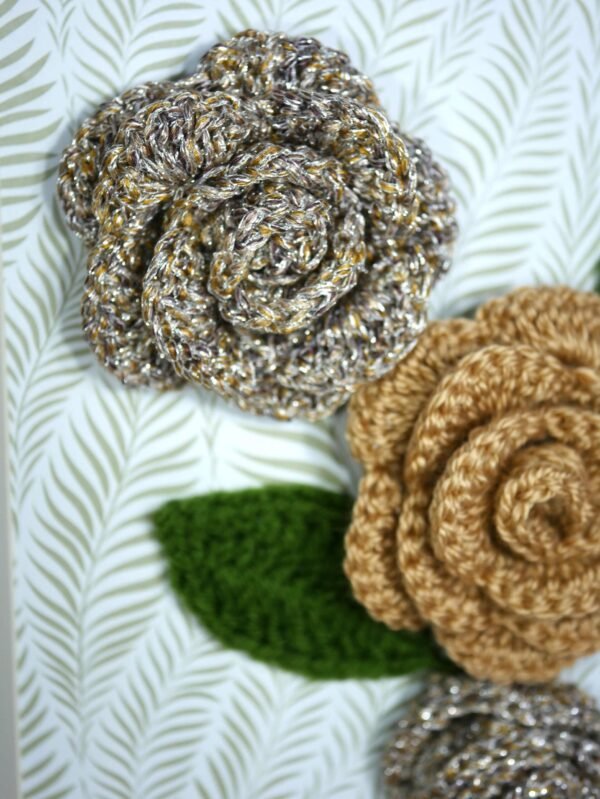 il_fullxfull.7082024915_e1k8 Tableau floral en relief – décoration murale artisanale unique