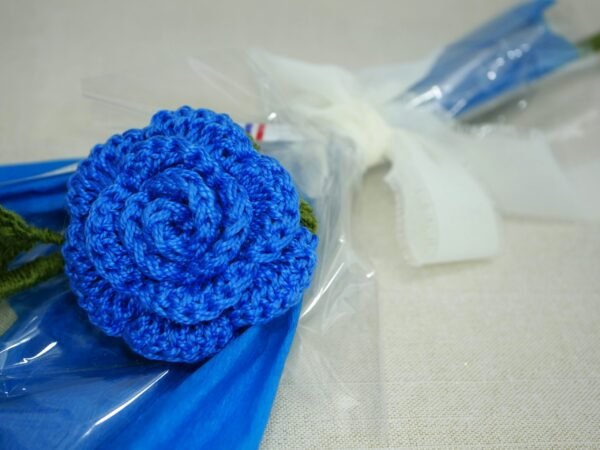 BLEU 4 Les roses bleu mer