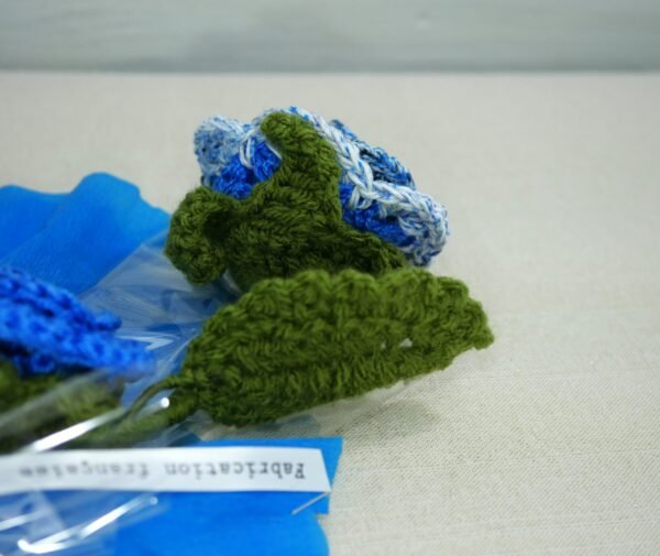 BLEU 5 Les roses bleu mer