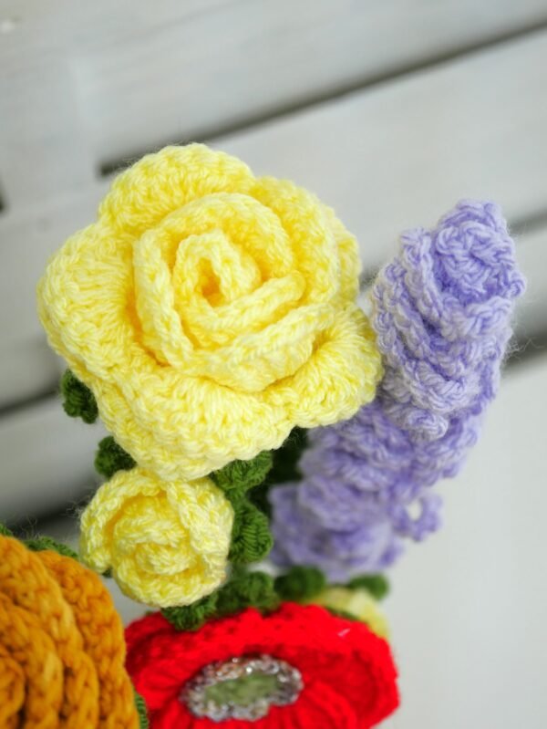 bouquet campagne 11 Bouquet Coquelicot, lavandes et roses – Campagne Fleurie