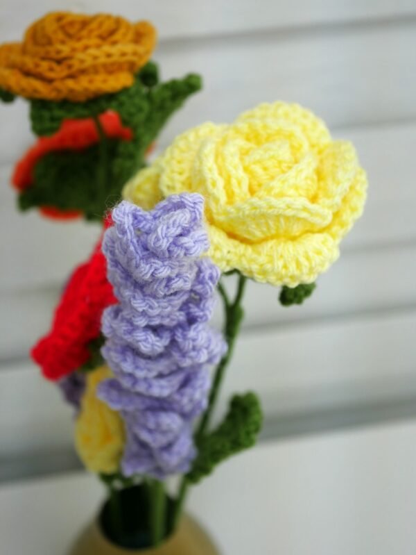 bouquet campagne 15 Bouquet Coquelicot, lavandes et roses – Campagne Fleurie