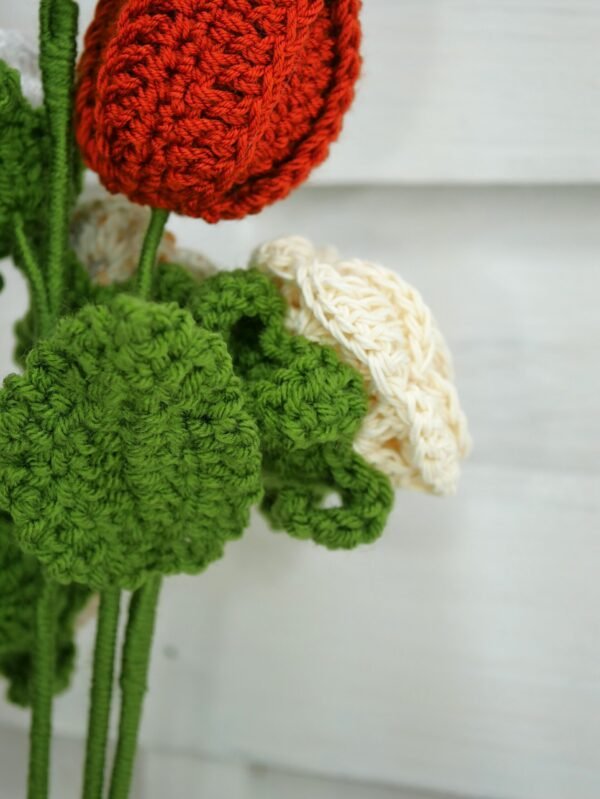 bouquet dune 19 Bouquet Tulipe et Roses – Côté Dune