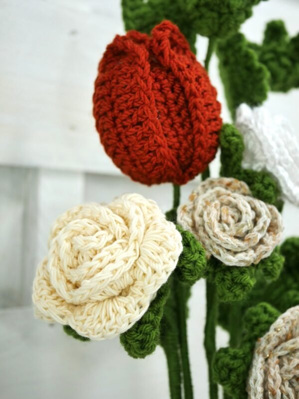 bouquet dune 5 Bouquet Tulipe et Roses – Côté Dune