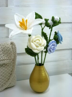 Bouquet Lys et roses – Côté Mers