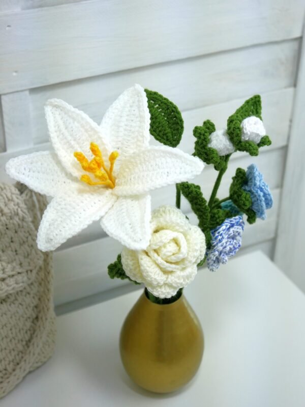 bouquet lys 2 Bouquet Lys et roses – Côté Mers