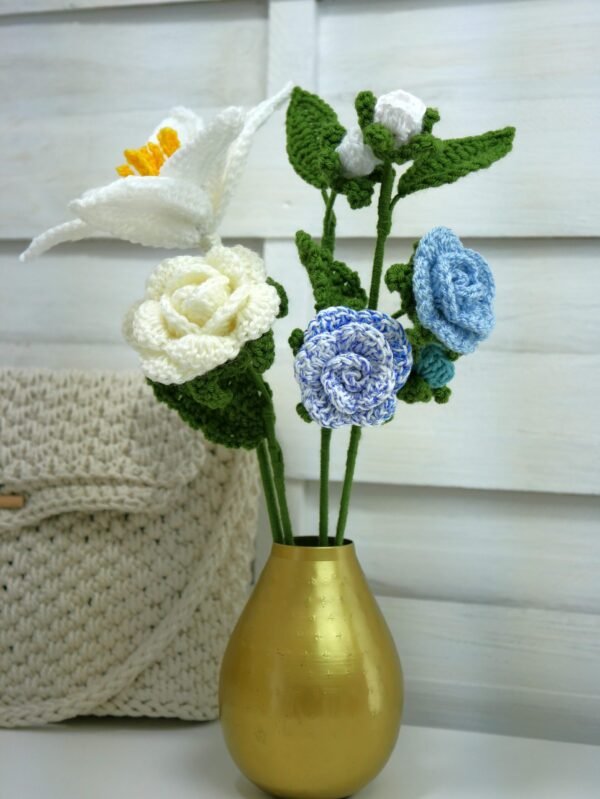 bouquet lys 6 Bouquet Lys et roses – Côté Mers