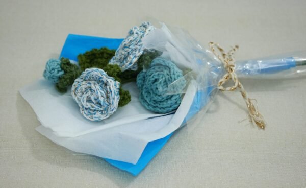 turq doré 1 Bouquet turquoise doré