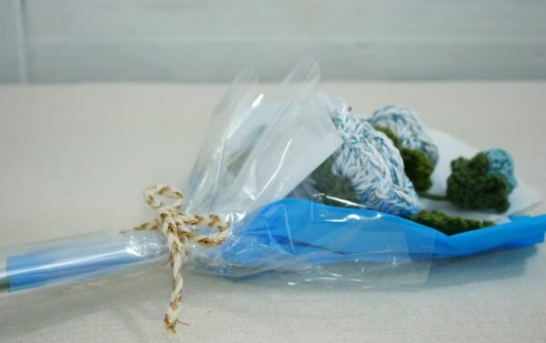 turq doré 3 Bouquet turquoise doré