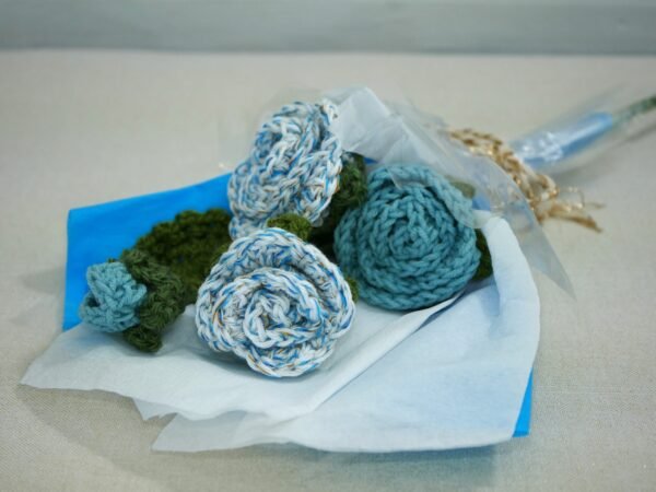 turq doré 5 Bouquet turquoise doré