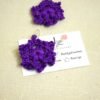P1530853 Boucles d’oreilles flocon Violet mystique