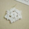 Boucles d’oreilles Flocon – Blanc Neige