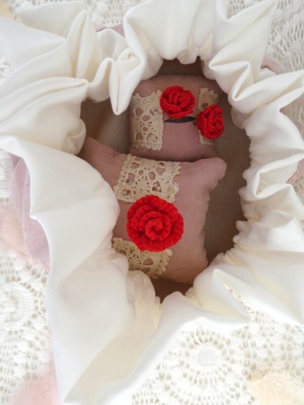 Boucles d’oreilles Fleur Rose Coquelicot