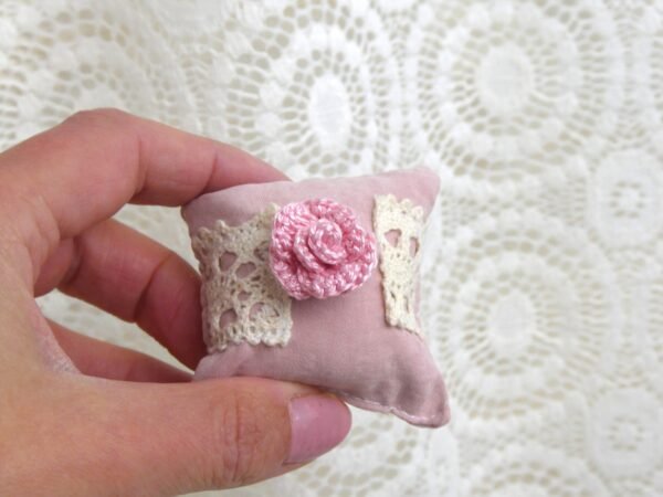 Bague Fleur Rose Thé