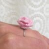 Bague Fleur Rose Thé