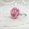 Bague Fleur Rose Thé
