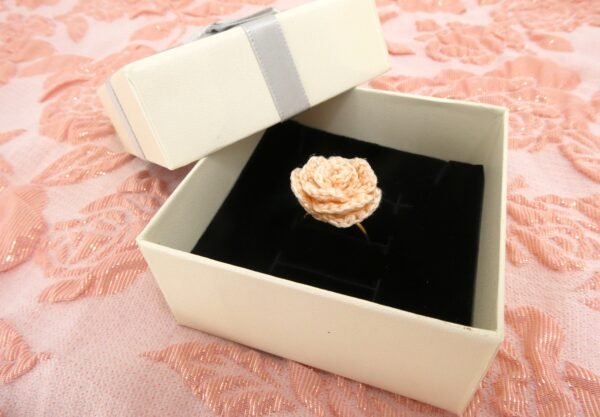 Bague Fleur Champagne