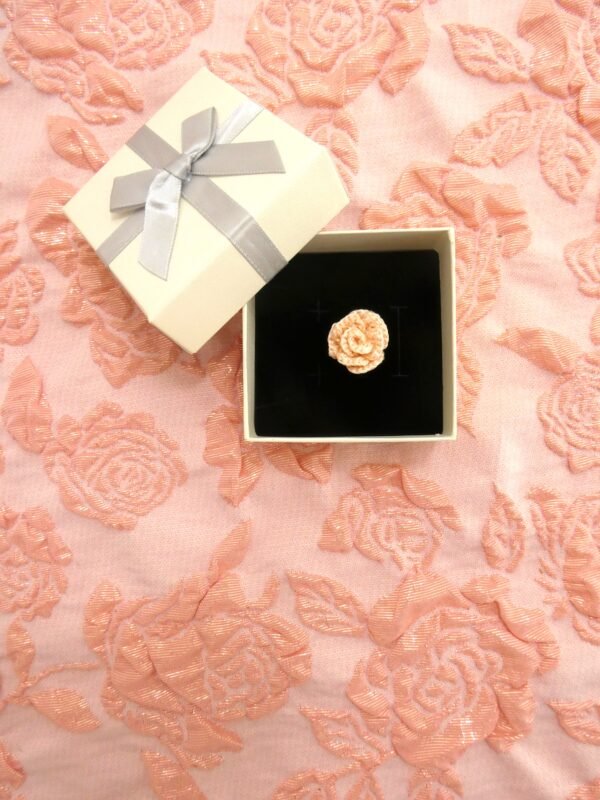 Bague Fleur Champagne
