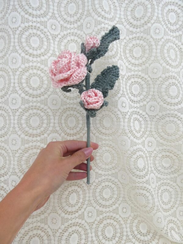 Bouquet Rose Dragée "Eclosion"