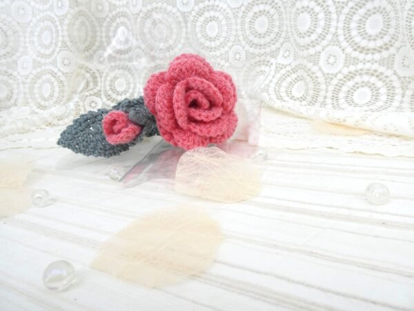 Bouquet Rose Coquelicot "Eclosion"