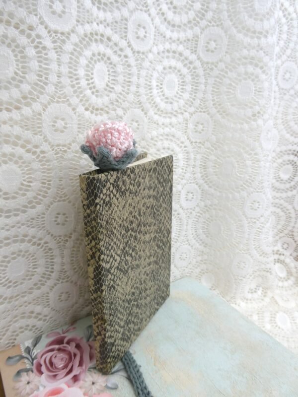 Marque-page floral Rose Dragée