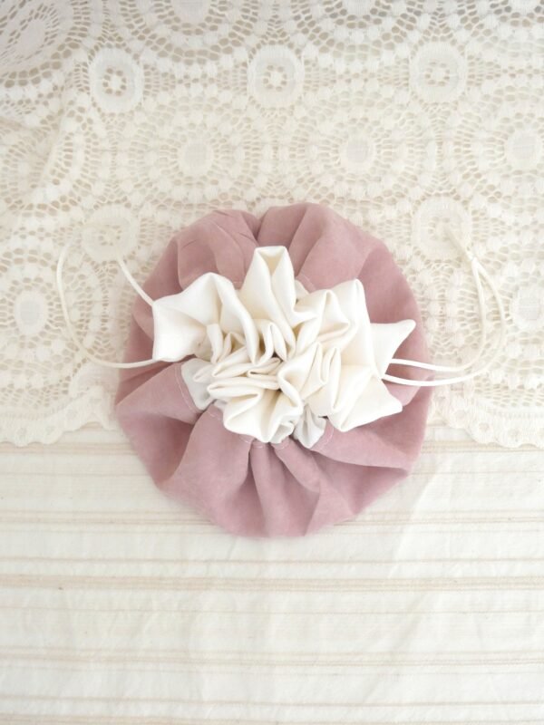 Coffret Écrin Fleuri en Rose Velours