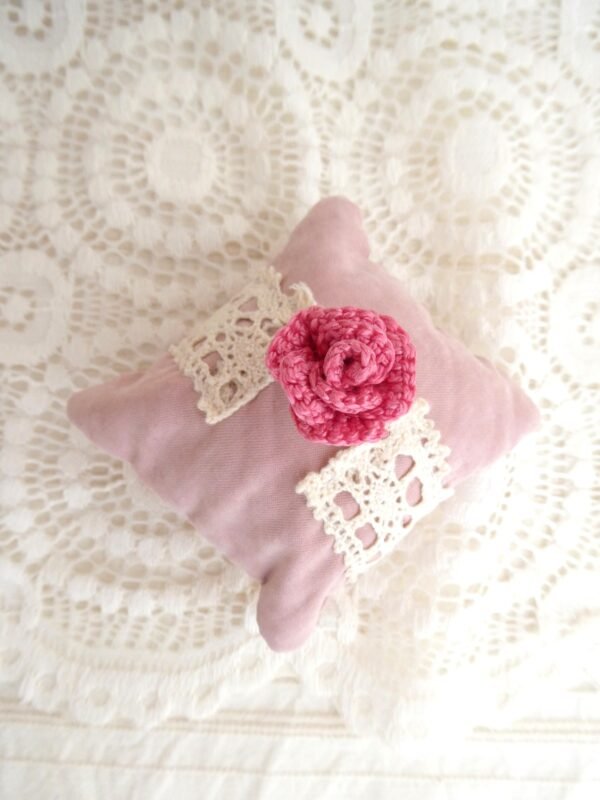 Coffret Écrin Fleuri en Rose Velours