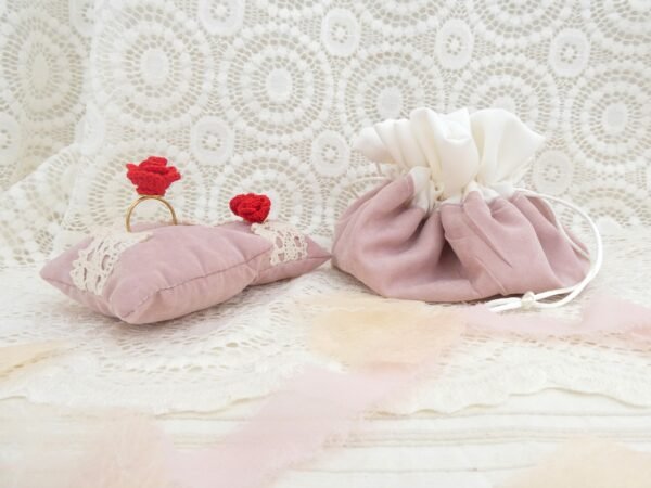 Bague Fleur Rose Coquelicot