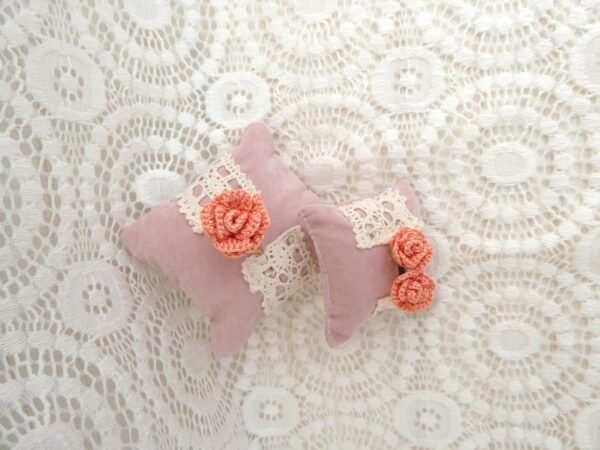 Bague Fleur Rose Corail