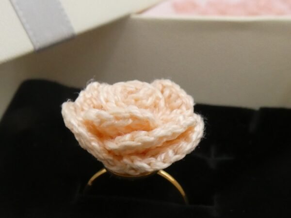 Bague Fleur Champagne