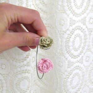 Bracelet Duo de Rose Thé & Or