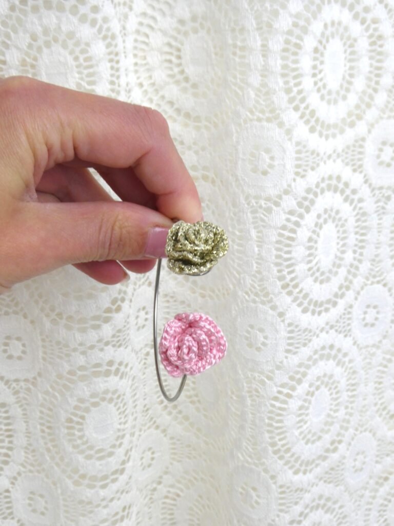 Bracelet Duo de Rose Thé & Or