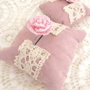 Bague Fleur Rose Dragée