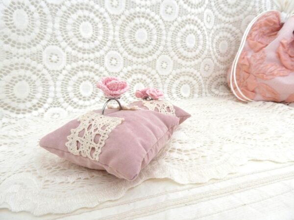 Bague Fleur Rose Dragée