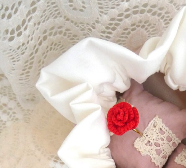 Bague Fleur Rose Coquelicot