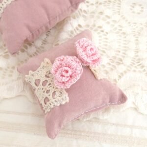 Boucles d'oreilles Fleur Rose Dragée